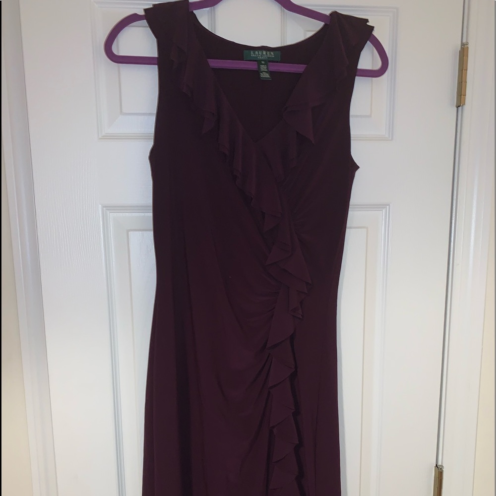 Purple Work Dress